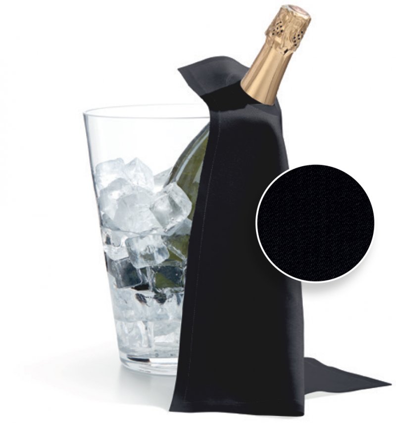 Кърпа за бутилка - 39/42см Черна Roll drap